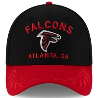 Men's New Era  Black/Red Atlanta Falcons 2025 NFL Draft 39THIRTY Flex Hat