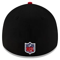 Men's New Era  Black/Red Atlanta Falcons 2025 NFL Draft 39THIRTY Flex Hat
