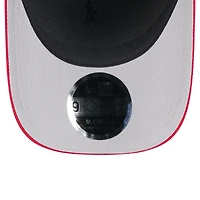 Men's New Era Black/Red Atlanta Falcons 2025 NFL Draft 9FORTY A-Frame M-Crown Adjustable Hat