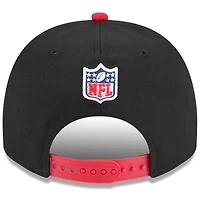 Men's New Era  Black/Red Atlanta Falcons 2025 NFL Draft A-Frame 9FIFTY Snapback Hat
