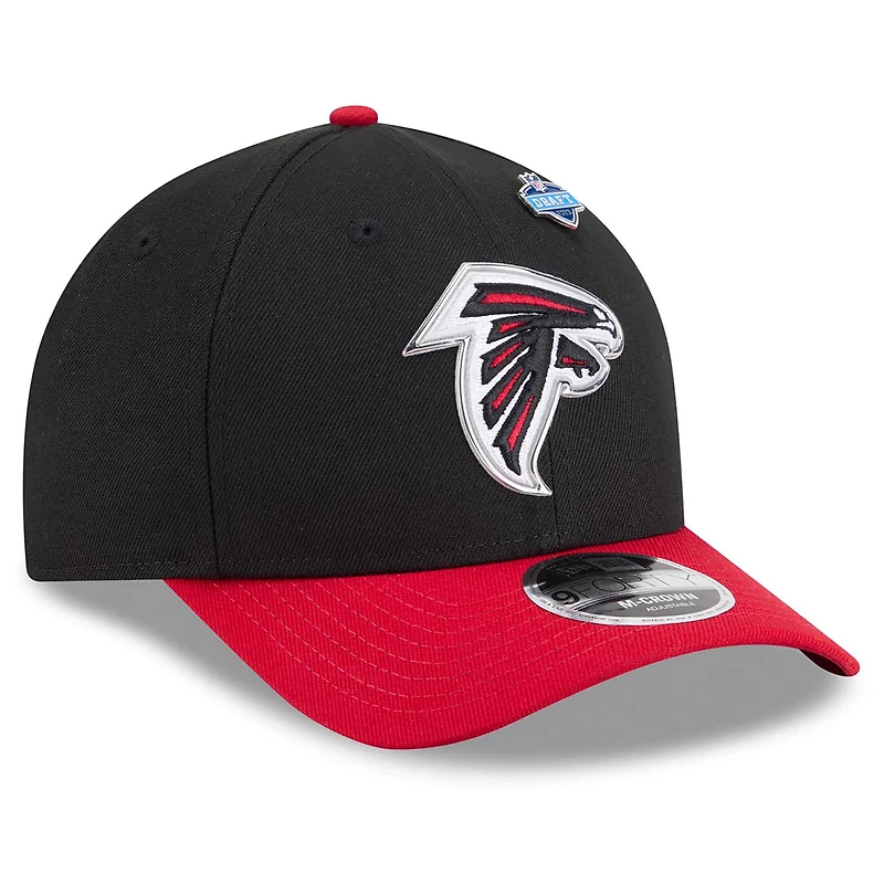 Men's New Era  Black/Red Atlanta Falcons 2026 NFL Draft 9FORTY M-Crown Adjustable Hat