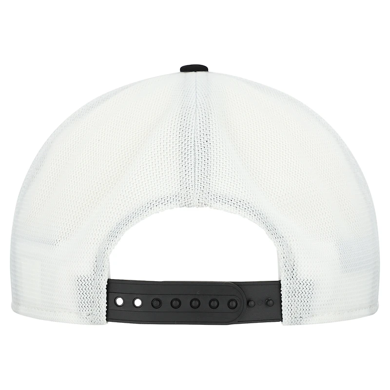 Men's New Era Black/White Atlanta Falcons Patch 19TWENTY Adjustable Hat