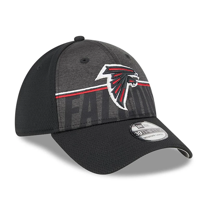 Men's New Era Black Atlanta Falcons 2023 NFL Training Camp 39THIRTY Flex Hat