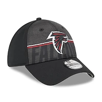 Men's New Era Black Atlanta Falcons 2023 NFL Training Camp 39THIRTY Flex Hat