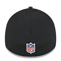 Men's New Era Black Atlanta Falcons 2023 NFL Training Camp 39THIRTY Flex Hat