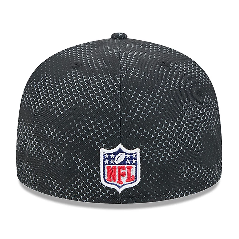 Men's New Era  Black Atlanta Falcons 2024 Sideline 59FIFTY Fitted Hat