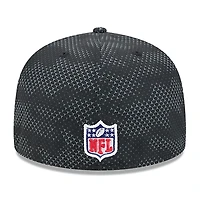 Men's New Era  Black Atlanta Falcons 2024 Sideline 59FIFTY Fitted Hat