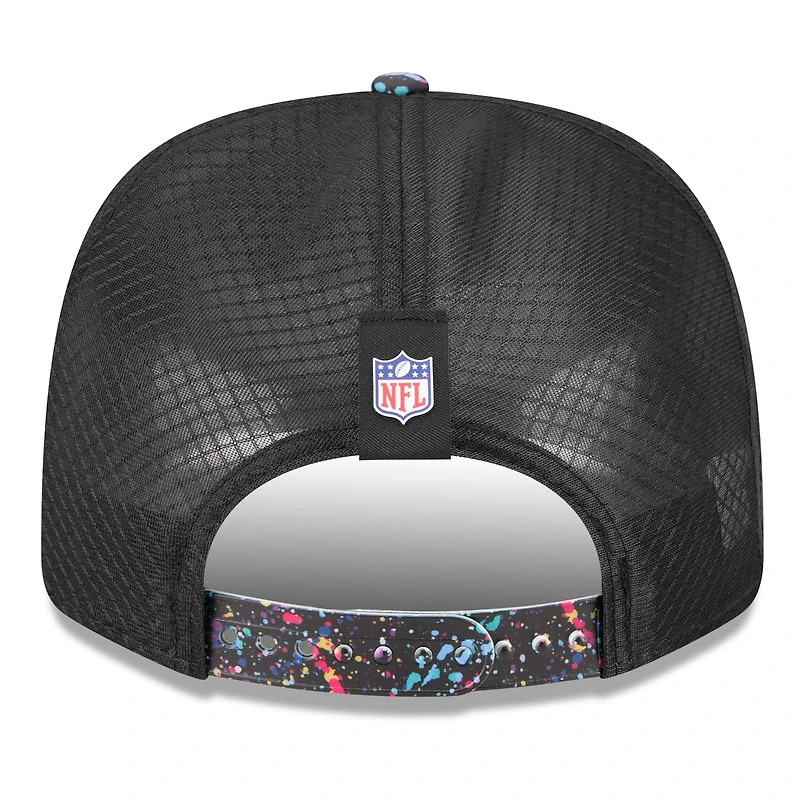 Men's New Era Black Atlanta Falcons 2025 NFL Crucial Catch 9SEVENTY Adjustable Hat