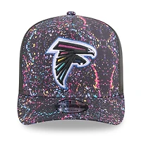 Casquette snapback 9FIFTY noire New Era Atlanta Falcons 2025 NFL Crucial Catch pour homme