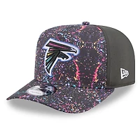 Men's New Era  Black Atlanta Falcons 2025 NFL Crucial Catch A-Frame 9FIFTY Snapback Hat