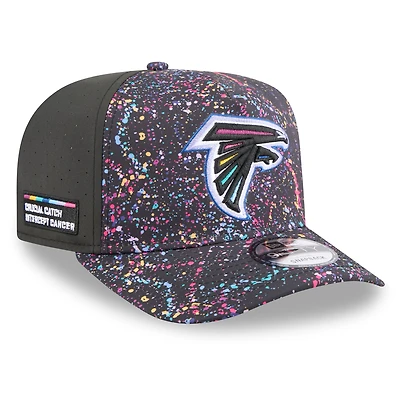 Casquette snapback 9FIFTY noire New Era Atlanta Falcons 2025 NFL Crucial Catch pour homme
