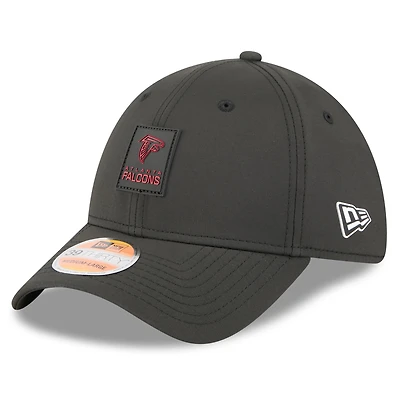 Casquette New Era noire Atlanta Falcons 2025 Sideline 39THIRTY Flex pour homme