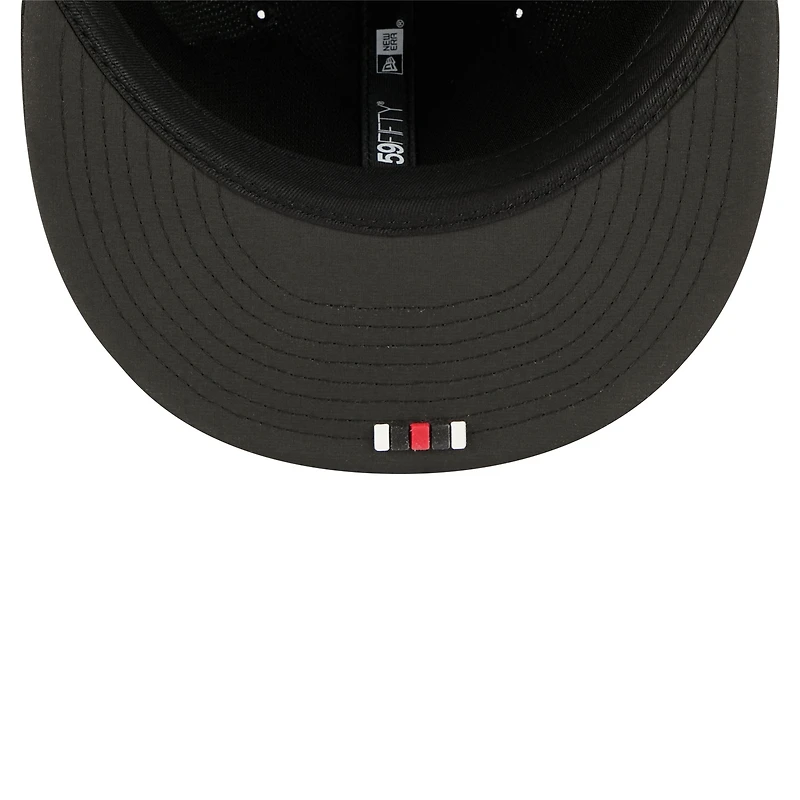 Men's New Era Black Atlanta Falcons 2025 Sideline  59FIFTY Fitted Hat