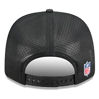 Casquette ajustable noire New Era 9SEVENTY Trucker des Falcons d'Atlanta 2025 pour homme