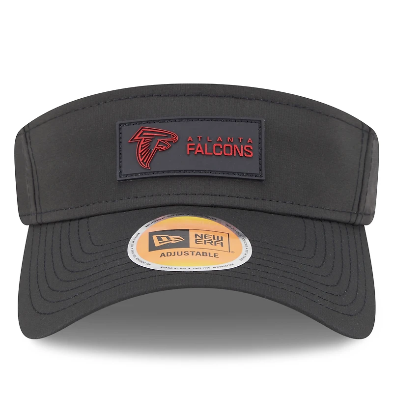 Men's New Era Black Atlanta Falcons 2025 Sideline  Visor