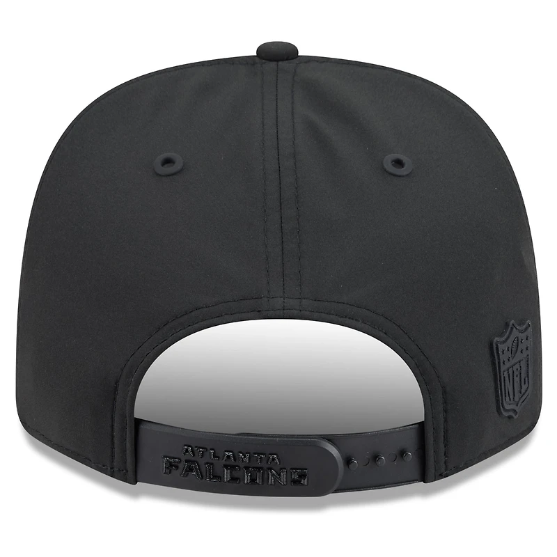 Casquette ajustable New Era Atlanta Falcons 2026 Sideline 9SEVENTY noire pour homme