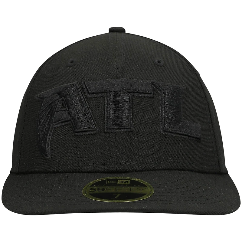 Casquette ajustée 59FIFTY II New Era pour homme, noir sur noir, homme