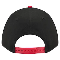 Casquette ajustable New Era noire Atlanta Falcons Arch 9FORTY A-Frame pour homme