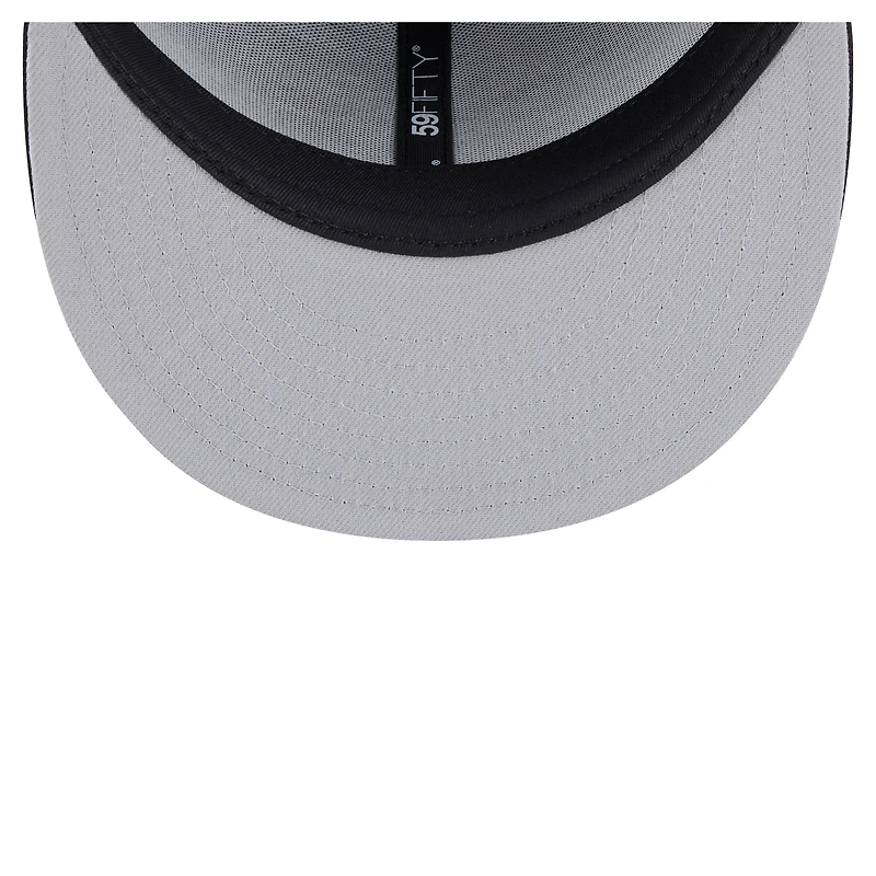 Men's New Era Black Atlanta Falcons Color Pop 59FIFTY Fitted Hat