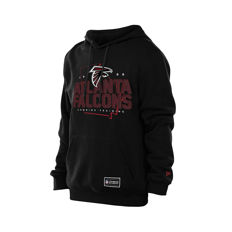 Men's New Era Black Atlanta Falcons Combine Authentic Local State Hoodie