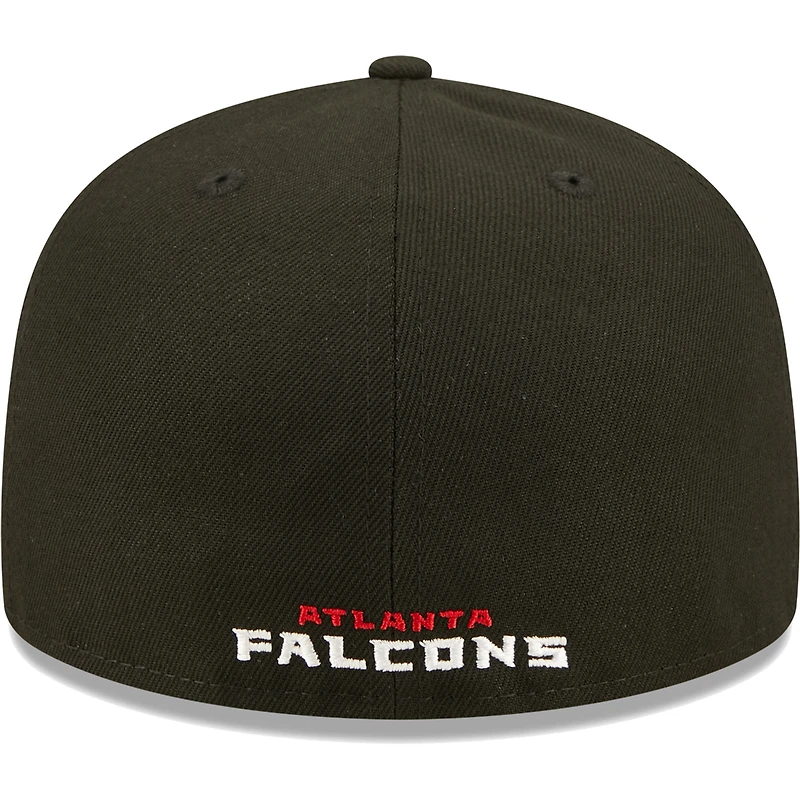 Men's New Era Black Atlanta Falcons Flawless 59FIFTY Fitted Hat