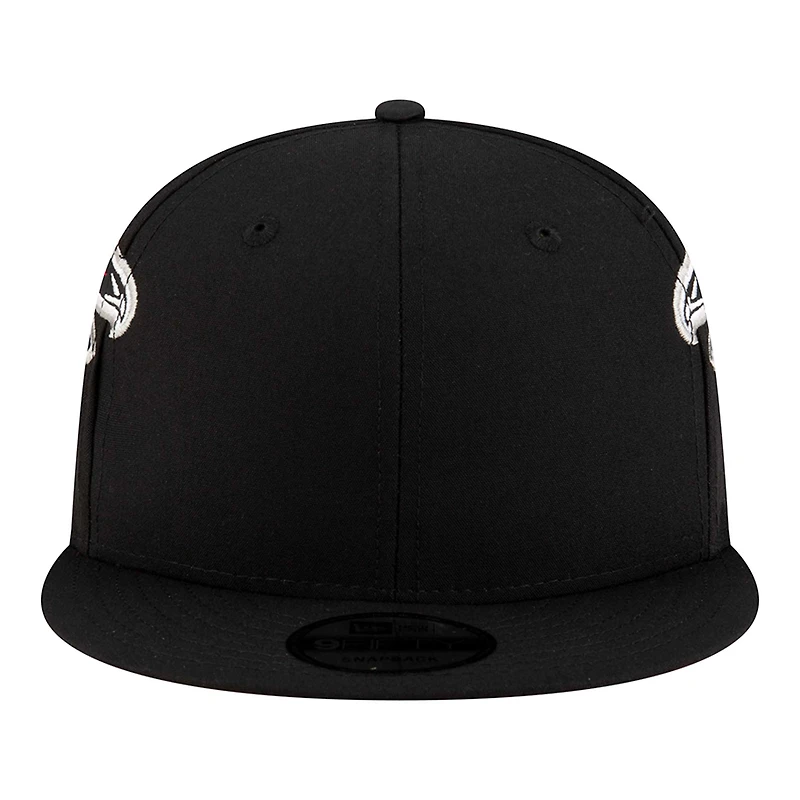 Men's New Era Black Atlanta Falcons  Helmet 9FIFTY Snapback Hat