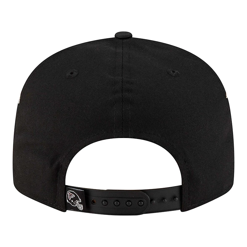 Men's New Era Black Atlanta Falcons  Helmet 9FIFTY Snapback Hat