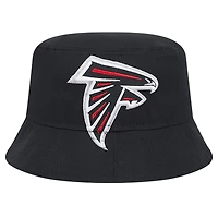 Men's New Era Black Atlanta Falcons Helmet Bucket Hat
