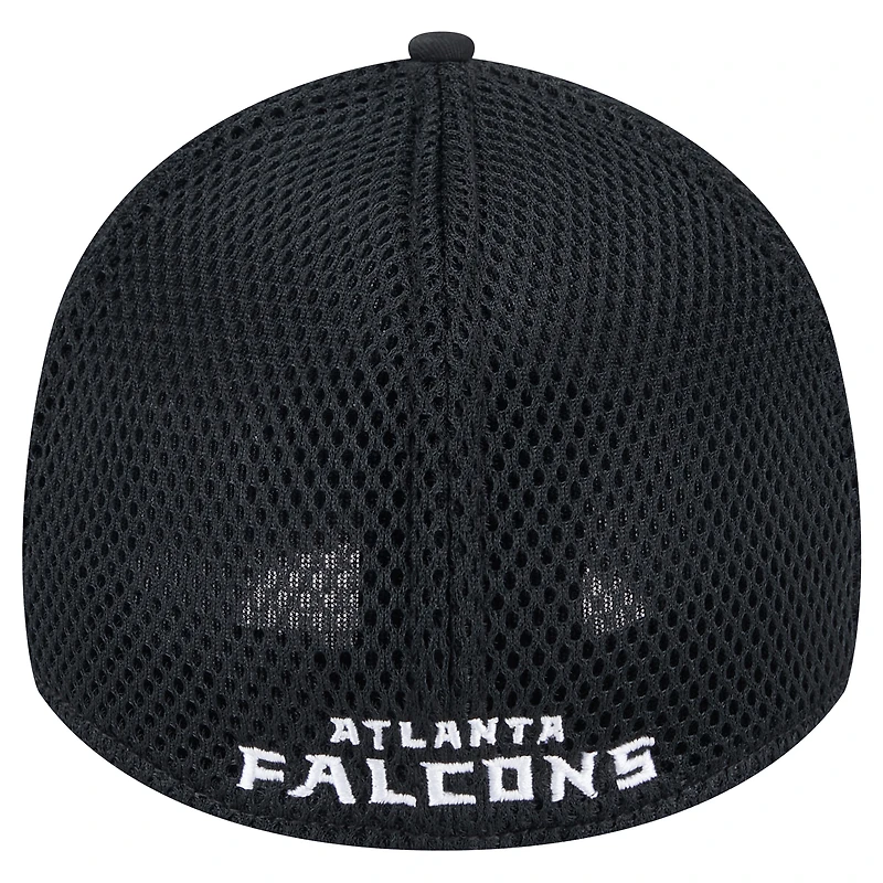 Casquette Main Neo 39THIRTY Flex Atlanta Falcons de New Era pour homme, noire