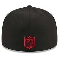 Casquette ajustée 59FIFTY pour hommes des Atlanta Falcons Main Patch New Era noire
