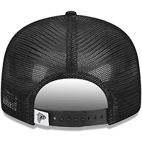 Casquette Snapback 9FIFTY Main Trucker des Atlanta Falcons New Era noire pour homme