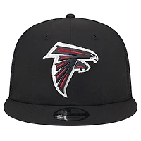 Men's New Era Black Atlanta Falcons Main Trucker 9FIFTY Snapback Hat