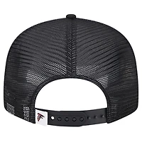 Men's New Era Black Atlanta Falcons Main Trucker 9FIFTY Snapback Hat