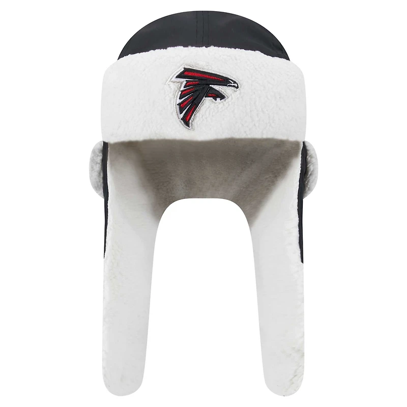 Casquette de trappeur Sherpa Atlanta Falcons noire New Era pour homme