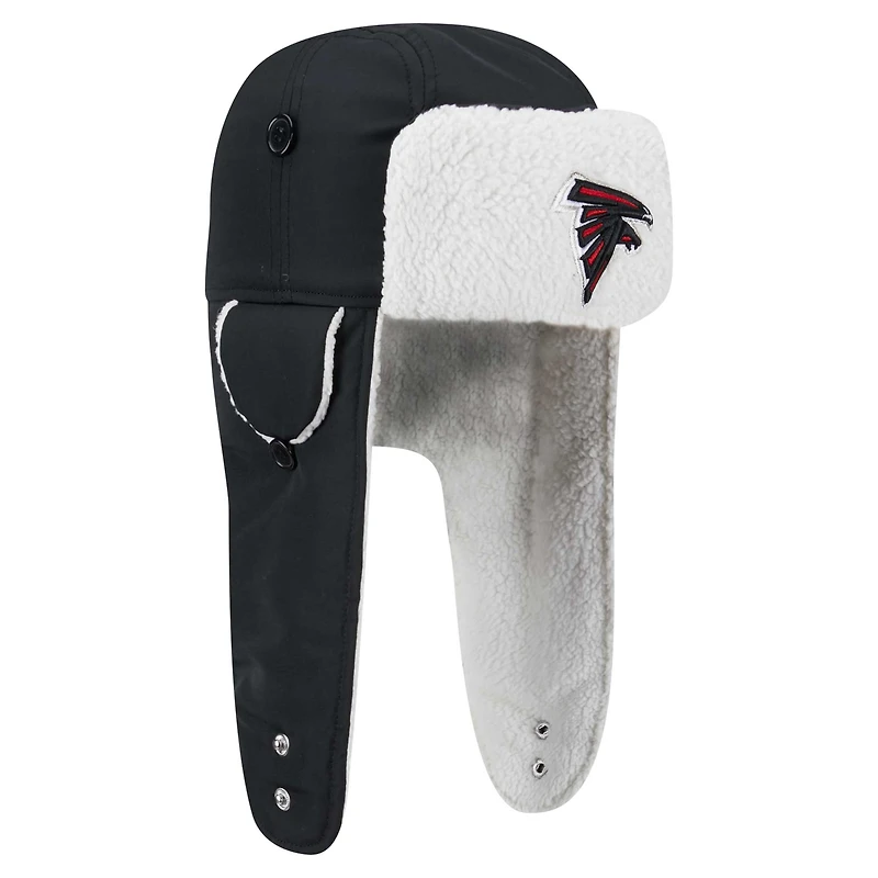 Casquette de trappeur Sherpa Atlanta Falcons noire New Era pour homme