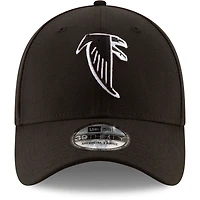 Men's New Era Black Atlanta Falcons Team Classic Throwback 39THIRTY Flex Hat