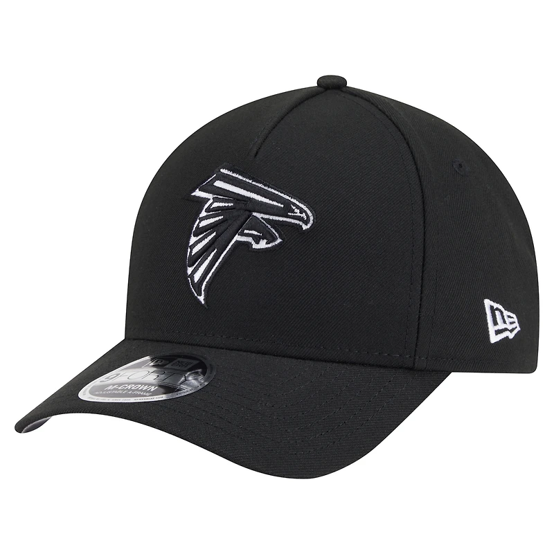 Men's New Era  Black Atlanta Falcons Team Collection 9FORTY M-Crown A-Frame Adjustable Hat