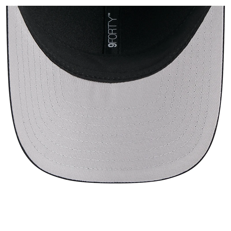 Casquette ajustable 9FORTY M-Crown noire New Era pour homme, collection Team Falcons des Atlanta