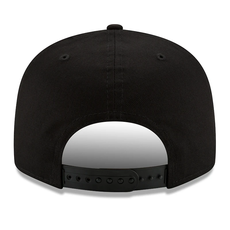 Casquette ajustable Snapback Atlanta Falcons Throwback 9FIFTY New Era pour homme, noire
