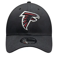 Men's New Era  Black Atlanta Falcons Tonal Camo 39THIRTY Stretch Fit Hat