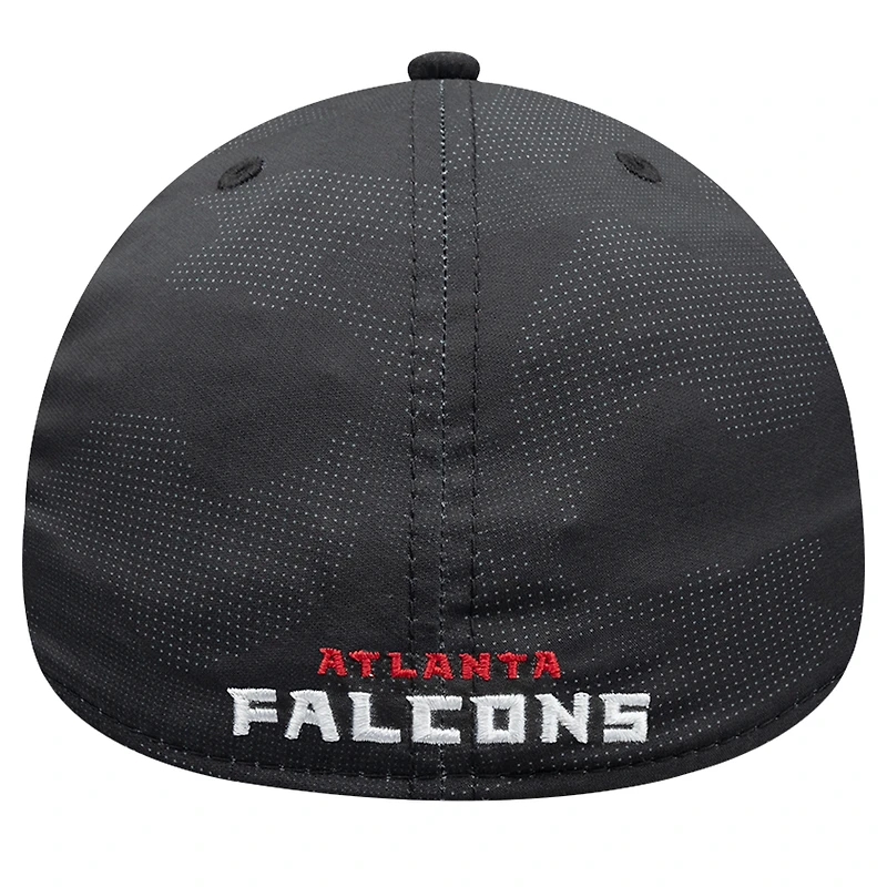 Men's New Era  Black Atlanta Falcons Tonal Camo 39THIRTY Stretch Fit Hat
