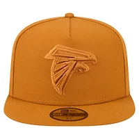 Casquette ajustée A-Frame 59FIFTY marron pour homme des Falcons d'Atlanta de New Era
