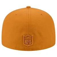 Casquette ajustée A-Frame 59FIFTY marron pour homme des Falcons d'Atlanta de New Era