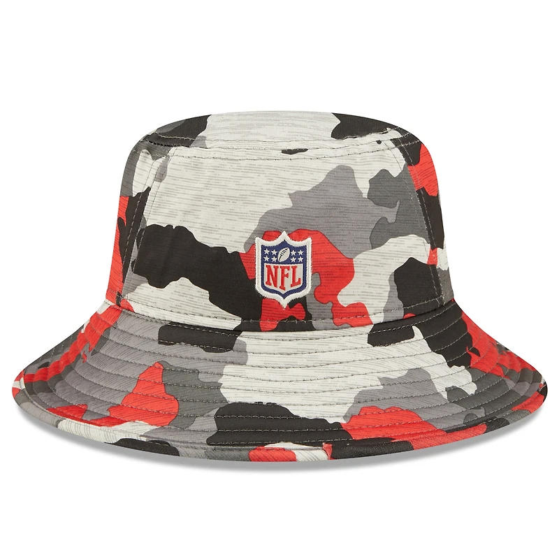 Men's New Era Camo Atlanta Falcons 2022 NFL Training Camp Official Bucket Hat