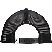 Casquette à visière à pression New Era Camo Atlanta Falcons Main Trucker 9FIFTY pour homme