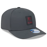 Casquette ajustable 9SEVENTY Atlanta Falcons 2025 Sideline de New Era pour homme, couleur charbon