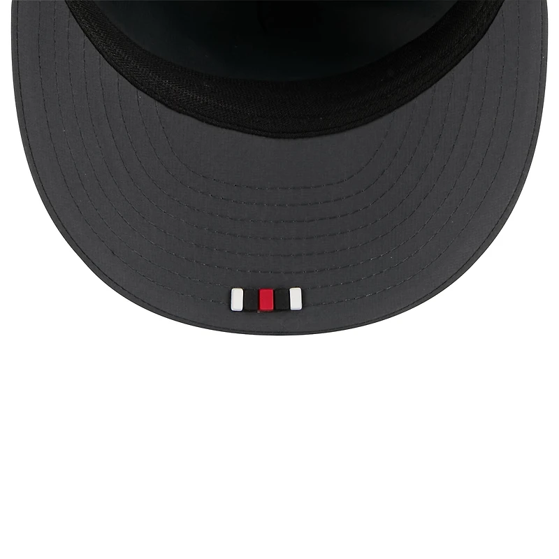 Casquette ajustée New Era 59FIFTY pour homme, couleur charbon, Atlanta Falcons 2025 Sideline, rétro, temps froid