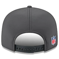Men's New Era Charcoal Atlanta Falcons 2025 Sideline Cold Weather Split Panel 9FIFTY Snapback Hat