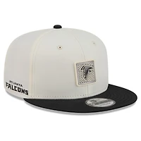 Men's New Era  Cream/Black Atlanta Falcons 2026 NFL Training Camp 9FIFTY Snapback Hat