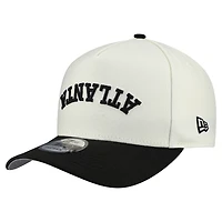 Men's New Era  Cream Atlanta Falcons Upside Down 9FIFTY A-Frame Snapback Hat